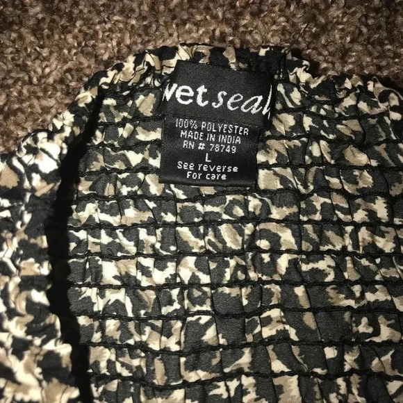 Cheetah print tube top - Picture 2 of 2